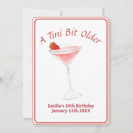 Invitation Tini Bit Older - Berry Drink Thème