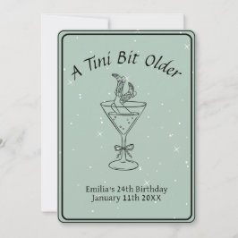 Invitation Tini Bit Older - Boots & Drink Theme