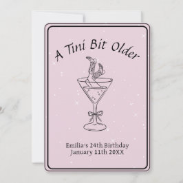 Invitation Tini Bit Older - Boots & Drink Theme