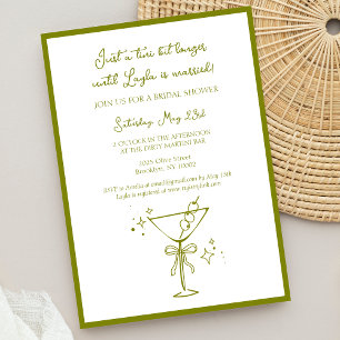 Invitation Tini Bit Plus Longue Sale Martini Fête des mariées