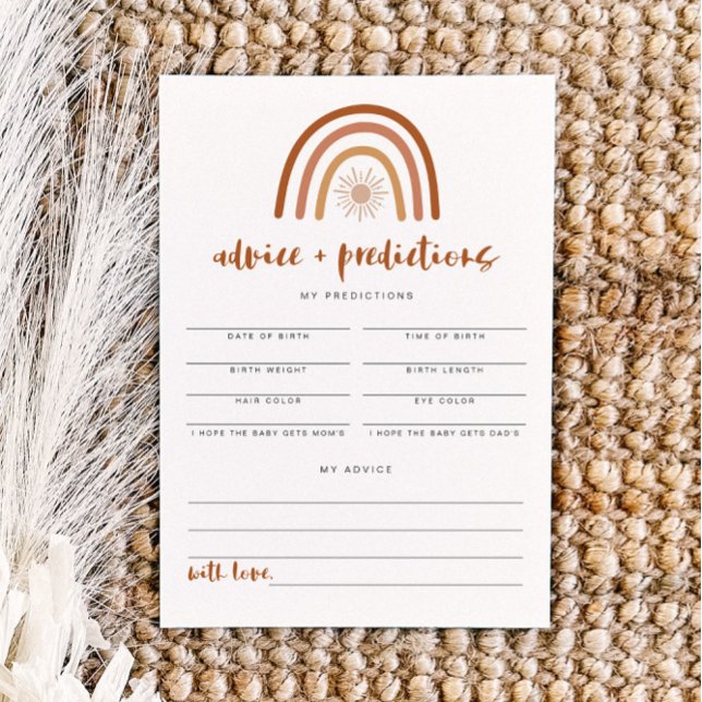 Invitation TINLEY Terracotta Rainbow Conseils et prédictions (Créateur téléchargé)