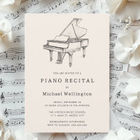 Tirage de ligne moderne musique photo Piano Consid