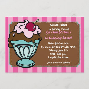 Invitation Tirages de Sundae Shoppe