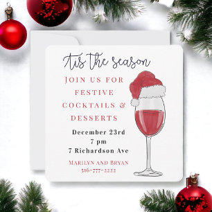 Invitation Tis the Season Holiday Cocktail Party