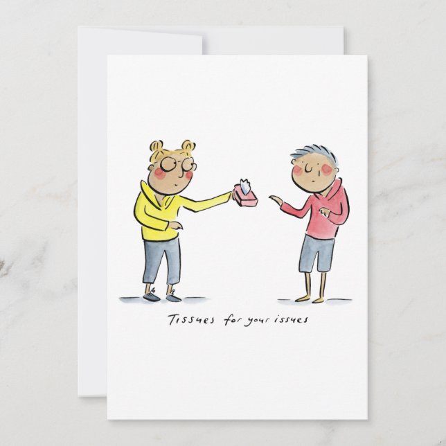 Invitation Tissus pour vos problèmes (Devant)