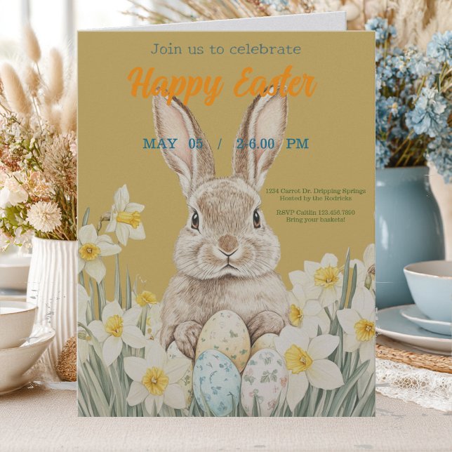 invitation to Easter with Peter Rabbit (Créateur téléchargé)