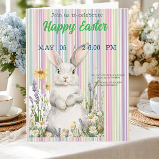 invitation to Easter with Peter Rabbit