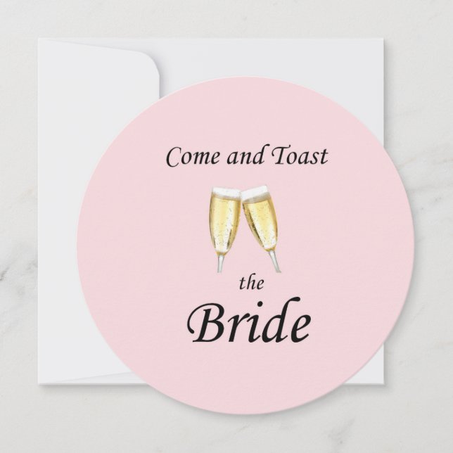 Invitation Toast la mariée Bachelorette Party (Devant)