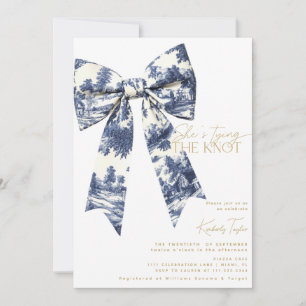 Invitation Toile à mâchoires bleues Elle noue la Fête des mar