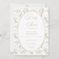 Toile de Baby shower classique Little Wild