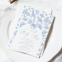 Toile de Jouy Safari Bébé garçon adorable Baby sho