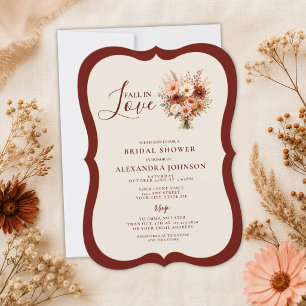 Invitation Tomber amoureux Fleur sauvage Floral Bohème Enterr