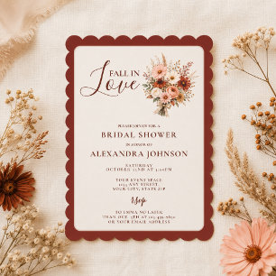 Invitation Tomber amoureux Fleur sauvage Floral Bohème Enterr