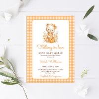 Tomber dans l'amour Citrouille Baby shower de l'ou
