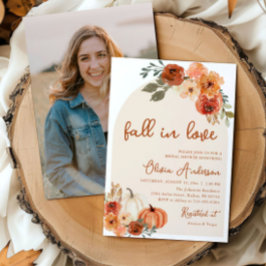 Invitation Tomber dans l'amour Fête des mariées Citrouille ru