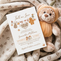 Tomber dans l'amour Minimal moderne Baby shower ne