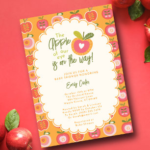Invitation Tomber Pomme de nos yeux Whimsical Genre Neutre
