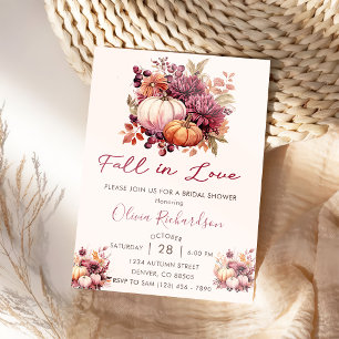 Invitation Tombez amoureux de la fête prénatale de mariage de
