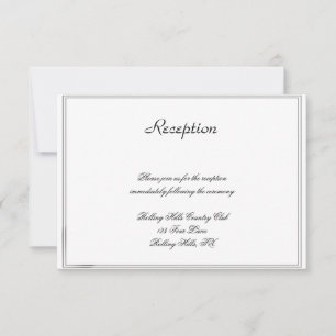 Invitation Top Chapeaux et Bow Cravates Blue Gay Wedding Réce