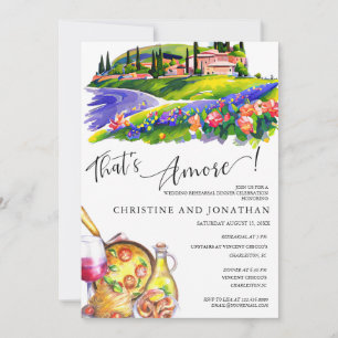 Invitation Toscane Italie   Alimentation italienne   Dîner de