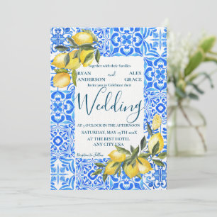 Invitation Toscane italienne Toscane Aquarelle avec Mariage c