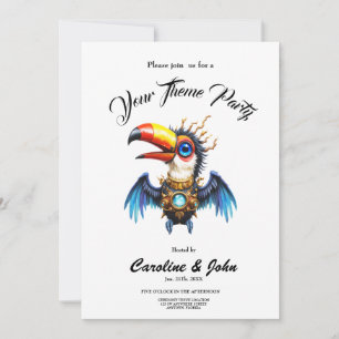 Invitation Toucan Steampunk au Clair de Lune. 