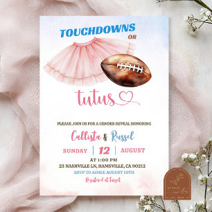 Invitation Touchdown ou Toutus Genre Reved