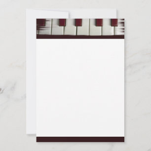 Invitation Touches de Piano