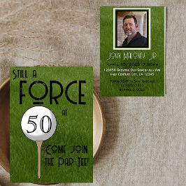 Invitation Toujours une force à 50 Golf Green Custom Invitati