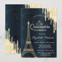 Tour Eiffel,Couronne de princesse,Gouttes de paill