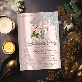 Invitation Tour Eiffel, Dérivés Perles de vin Bachelorette