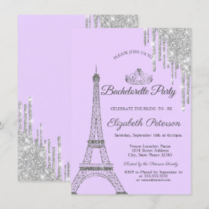 Invitation Tour Eiffel,Fuites,Enterrement de vie de jeune fil