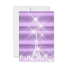 Tour Eiffel Paris Étoiles étincelantes Diamant vio