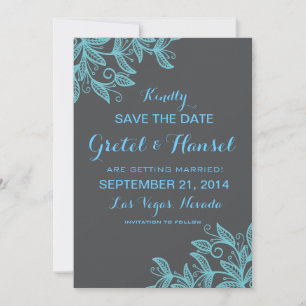 Invitation tourbillon de doodle feuille