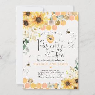 Invitation Tournesol Abee Baby shower Parents À Être