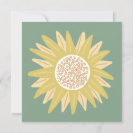 Invitation Tournesol géant