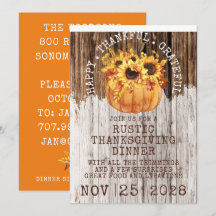 Tournesols Rustiques Citrouille Bois Thanksgiving
