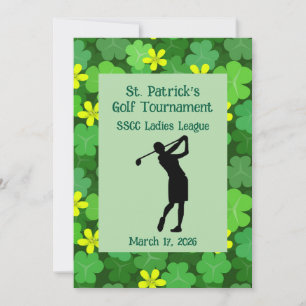 Invitation Tournoi de golf Shamrock