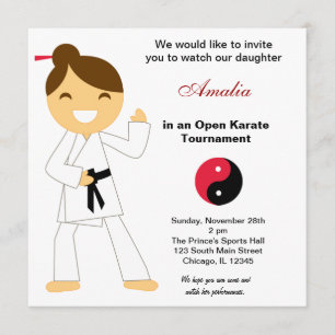Invitation Tournoi Karate Kids