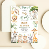 Tous les animaux de fête sont invités Anniversaire