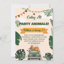 Tous les animaux de fête sont invités Safari Zoo A