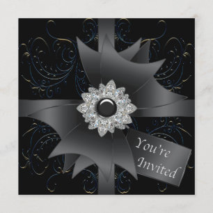 Invitation Tous les Modèles d'invitation Black Occasion