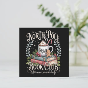 Invitation Tous réservés pour le club de lecture de Noël Coqu