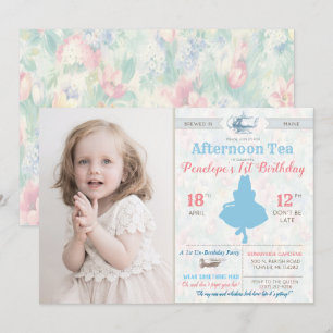 Invitation TOUT ÂGE - Alice au Pays des Merveilles Thé Party