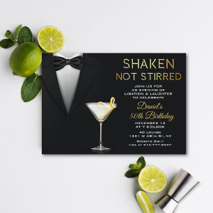 Invitation TOUT ÂGE - Anniversaire d'agent secret espion