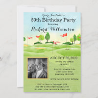 Tout âge Anniversaire Fête Photo Golf Party