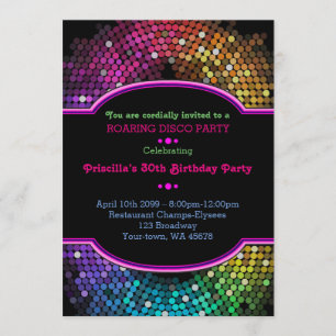 Invitation - tout âge, partie d'invitation d'anniversaire,