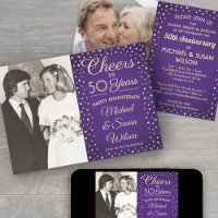 TOUT Anniversaire 2 Photo Acclamations Fête Violet