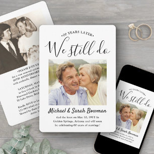 Invitation TOUT Anniversaire 2 Photo Nous faisons encore Élég