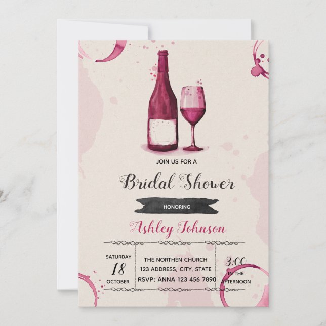 Invitation Tout ce dont vous avez besoin c'est d'amour et d'i (Devant)